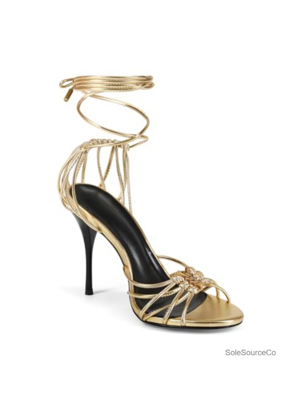 Strappy Lace Up High Heel Stiletto Sandals Open Toe Ankle Wrap Dress Heels